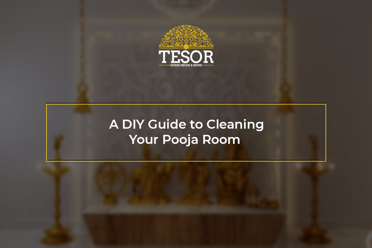 pooja room cleaning